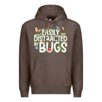 Coffee funny bug tshirt, insect lover shirt, bug collector t shirt Premium Hoodie - linhVisuals
