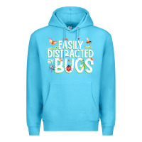 Ocean Blue funny bug tshirt, insect lover shirt, bug collector t shirt Premium Hoodie - linhVisuals