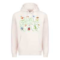 Pale Pink funny bug tshirt, insect lover shirt, bug collector t shirt Premium Hoodie - linhVisuals