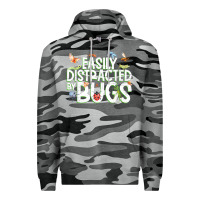 Slate Camo funny bug tshirt, insect lover shirt, bug collector t shirt Premium Hoodie - linhVisuals