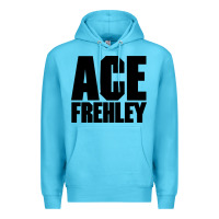 Ocean Blue the-ace-frehley-trouble-walkin-cool Premium Hoodie - linhVisuals