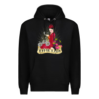 Black doctor who rockabilly missy time lady baker t shirt Premium Hoodie - linhVisuals