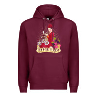 Burgundy doctor who rockabilly missy time lady baker t shirt Premium Hoodie - linhVisuals