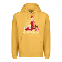 Mustard doctor who rockabilly missy time lady baker t shirt Premium Hoodie - linhVisuals