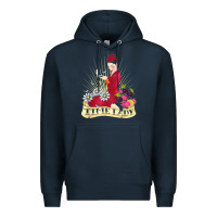 Navy doctor who rockabilly missy time lady baker t shirt Premium Hoodie - linhVisuals