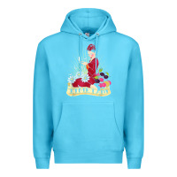Ocean Blue doctor who rockabilly missy time lady baker t shirt Premium Hoodie - linhVisuals