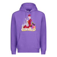 Purple doctor who rockabilly missy time lady baker t shirt Premium Hoodie - linhVisuals