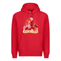 Red doctor who rockabilly missy time lady baker t shirt Premium Hoodie - linhVisuals