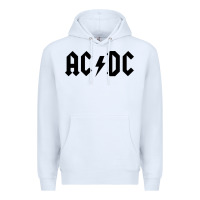 White the-ac-dc-let-there-be-rock-cool Premium Hoodie - linhVisuals