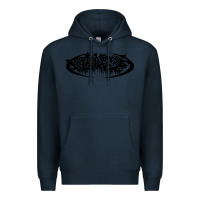 Navy the-antidemon-demonocidio-cool Premium Hoodie - linhVisuals