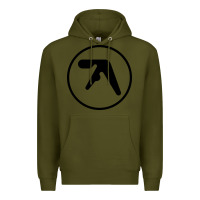 Army Green the-aphex-twin-selected-ambient-cool Premium Hoodie - linhVisuals