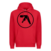 Red the-aphex-twin-selected-ambient-cool Premium Hoodie - linhVisuals