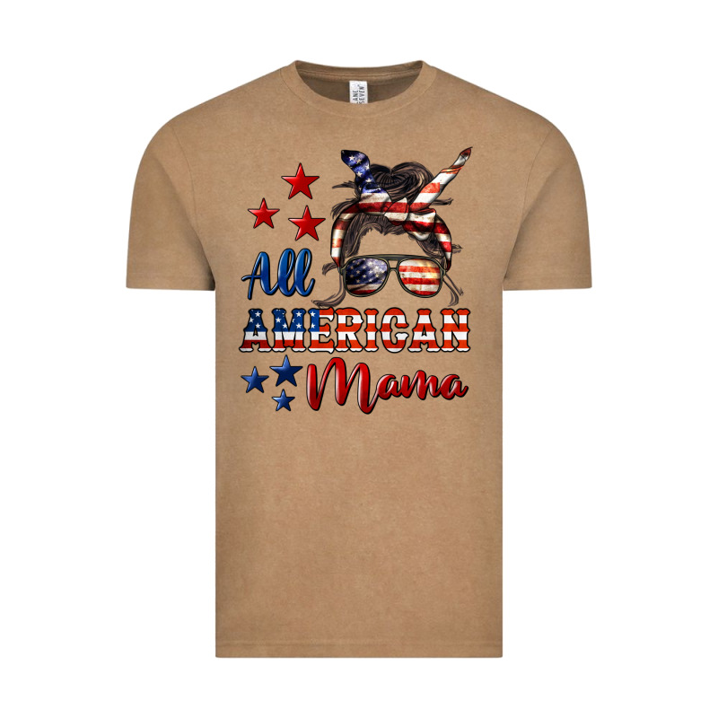 All American Mama Mother's Day Vintage Tee by LillyAllenDesigns | Teevron