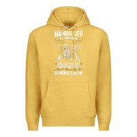 Antique Gold mens hands off of my rod bass fishing fisherman t shirt Premium Hoodie - linhVisuals