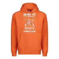 Carrot mens hands off of my rod bass fishing fisherman t shirt Premium Hoodie - linhVisuals