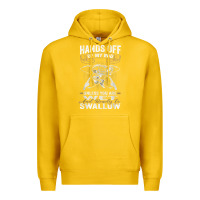 Lemon mens hands off of my rod bass fishing fisherman t shirt Premium Hoodie - linhVisuals