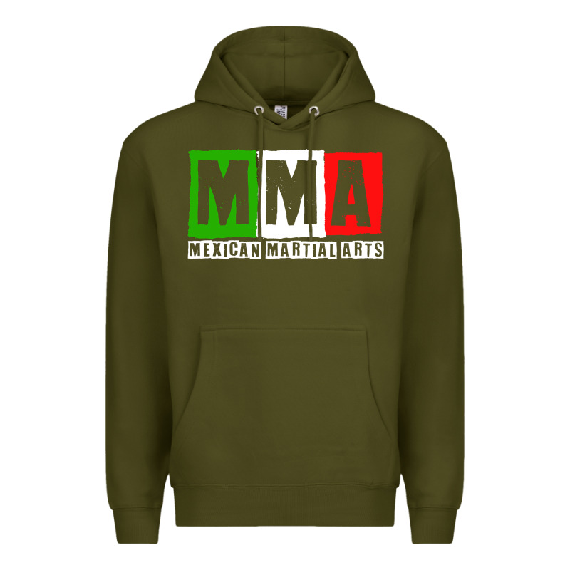 Mexican Martial Arts Combat Mexico Fighter Themed Pullover Hoodie Premium Hoodie by linhVisuals | Teevron