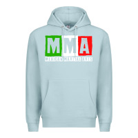 Blue Mist mexican martial arts combat mexico fighter themed pullover hoodie Premium Hoodie - linhVisuals