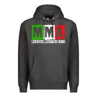 Charcoal Heather mexican martial arts combat mexico fighter themed pullover hoodie Premium Hoodie - linhVisuals