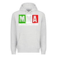 Dove Grey mexican martial arts combat mexico fighter themed pullover hoodie Premium Hoodie - linhVisuals