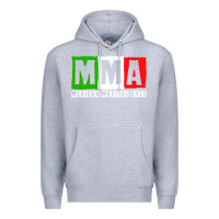 Heather Grey mexican martial arts combat mexico fighter themed pullover hoodie Premium Hoodie - linhVisuals