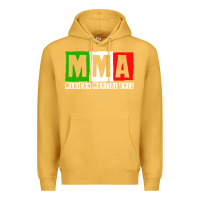 Mustard mexican martial arts combat mexico fighter themed pullover hoodie Premium Hoodie - linhVisuals
