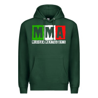 Sports Green mexican martial arts combat mexico fighter themed pullover hoodie Premium Hoodie - linhVisuals