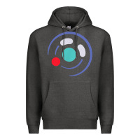 Charcoal Heather minimalist game cube controller throwback retro gamer t shirt Premium Hoodie - linhVisuals
