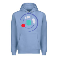 Colony Blue minimalist game cube controller throwback retro gamer t shirt Premium Hoodie - linhVisuals