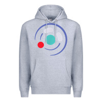 Heather Grey minimalist game cube controller throwback retro gamer t shirt Premium Hoodie - linhVisuals
