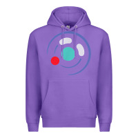 Purple minimalist game cube controller throwback retro gamer t shirt Premium Hoodie - linhVisuals