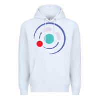 White minimalist game cube controller throwback retro gamer t shirt Premium Hoodie - linhVisuals