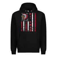 Black mi’kmaq tribe native american flag mi’kmaq heritage related t shir Premium Hoodie - linhVisuals