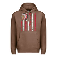Chestnut mi’kmaq tribe native american flag mi’kmaq heritage related t shir Premium Hoodie - linhVisuals