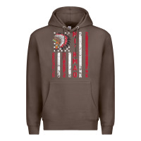 Coffee mi’kmaq tribe native american flag mi’kmaq heritage related t shir Premium Hoodie - linhVisuals