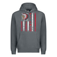 Rock mi’kmaq tribe native american flag mi’kmaq heritage related t shir Premium Hoodie - linhVisuals