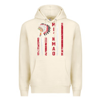 Tofu mi’kmaq tribe native american flag mi’kmaq heritage related t shir Premium Hoodie - linhVisuals