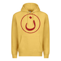 Antique Gold nazarene n christian in arabic symbol t shirt Premium Hoodie - linhVisuals