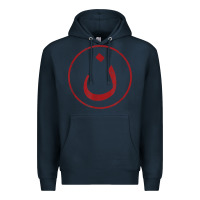Navy nazarene n christian in arabic symbol t shirt Premium Hoodie - linhVisuals