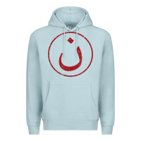 Blue Mist nazarene n christian in arabic symbol t shirt Premium Hoodie - linhVisuals