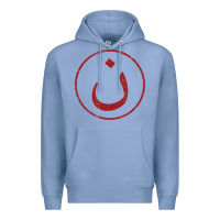 Colony Blue nazarene n christian in arabic symbol t shirt Premium Hoodie - linhVisuals