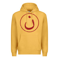 Mustard nazarene n christian in arabic symbol t shirt Premium Hoodie - linhVisuals