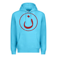 Ocean Blue nazarene n christian in arabic symbol t shirt Premium Hoodie - linhVisuals