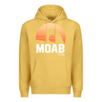 Antique Gold moab utah arches national park vintage retro outdoor hiking pullover h Premium Hoodie - linhVisuals