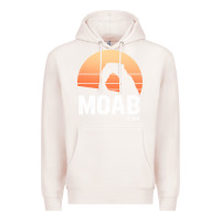 Pale Pink moab utah arches national park vintage retro outdoor hiking pullover h Premium Hoodie - linhVisuals