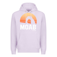 Lilac moab utah arches national park vintage retro outdoor hiking pullover h Premium Hoodie - linhVisuals