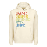 Sandshell funny graphic designer t shirt Premium Hoodie - linhVisuals