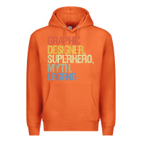 Carrot funny graphic designer t shirt Premium Hoodie - linhVisuals