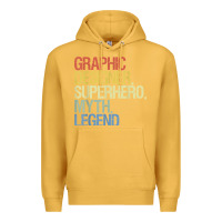 Mustard funny graphic designer t shirt Premium Hoodie - linhVisuals