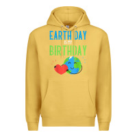 Antique Gold earth day is my birthday shirt pro environment party gift t shirt Premium Hoodie - linhVisuals